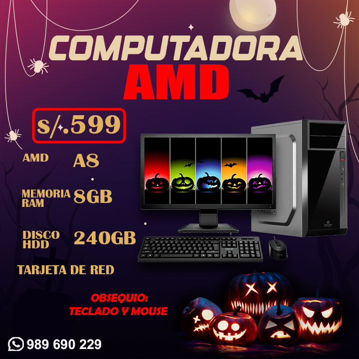 OFERTA ESPECIAL COMPUTADORA AMD 